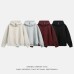 Stereoscopic Sectioning Half-Zip Heavyweight Hooded Sweatshirt Men's 