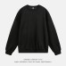 Round neck hoodie men's loose top