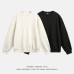 Round neck hoodie men's loose top