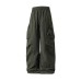 Men's three-dimensional pocket straight leg casual pants long pants