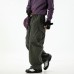 Men's three-dimensional pocket straight leg casual pants long pants