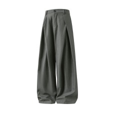 Men's loose straight leg trousers and long pants
