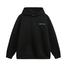 Petal print hooded sweatshirt