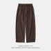 Loose three-dimensional pleated casual pants with a sense of drape