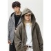 Hooded jacket thick cardigan sweatshirt jacket