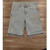 High Street Full Diamond Hip Hop Cross Straight Leg Rhinestone Denim Shorts Five-Point Denim Pants