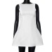 Solid color casual sleeveless backless camisole slim short dress