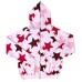 Star Pattern Hooded Cardigan Loose Unisex Sweatshirt