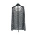 White U-neck Hollow-out Long-sleeve Inner Wear Top for Women White U-neck Hollow-out Long-sleeve Inner Wear Top for Women