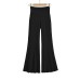 Flip over elastic loose wide leg flared pants