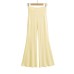Flip over elastic loose wide leg flared pants