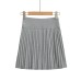 Sexy High Waist Elastic Fitted Knit Pleated Skirt