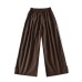 Wide Leg Loose Elastic Waist Drawstring Pants