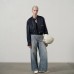 White Commuting PU Leather Jacket Short Top for Women