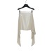 Minimalist Satin Triangle Scarf for Women