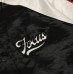 Embroidered satin contrasting patchwork baseball jersey with letters Embroidered satin contrasting patchwork baseball jersey with letters