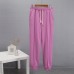 Drawstring Sports Pants with Spicy Girl Style Elastic Cuff Versatile Casual Trousers for Women