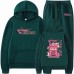 Travis Scotts Trendy CASINO Unisex Loose Hoodie Set