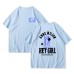 Printed Annie Wilson Hey Girl New Logo Crew Neck Short Sleeve Unisex Fashion T-Shirt