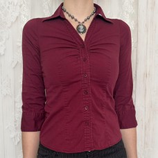 Solid Color Button Long Sleeve Shirt for Women Solid Color Button Long Sleeve Shirt for Women