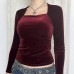 Casual Simple Long Sleeve Tank Top for Women