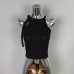 Women's Halter Tie Short Crop Tank Top
