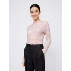 Half-high Neck Base Layer Women's Fine-spun Machine Washable 100% Pure Wool Thin Fitted Knit Inner Wear Wool Sweater