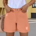 Tassel ripped denim shorts, women's hot pants