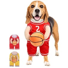 Dog Basketball Cost with Ball Pet Dog Clothing and Basketball Clothes Dog Basketball Cost with Ball Pet Dog Clothing and Basketball Clothes