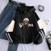 Spring My Hero Academia Bakugo Katsuki Flower Hooded Sweatshirt Unisex Long Sleeve Casual Spliced Jacket