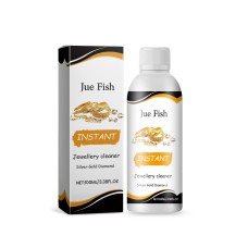 Jue-Fish Jewellery Cleaner, Jewelry Care Decontamination Cleaning Gold And Silver Glass Surface Black Care Cleaner