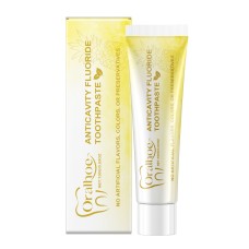 Oralhoe Pineapple Flavor Toothpaste, Mild Fresh Fruit Fragrance Clean Mouth Care Whitening Daily Care Toothpaste