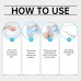 Houkea Body Care Instrument For The Elderly Daily Physical Discomfort Relief Care Nail Care Instrument
