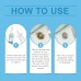 Jakehoe Fabric Rust Remover For Clothing Cleaning And Color Protection Gentle Yellow Edge Cleaner For Rust Stains