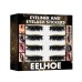EELHOE 3D Glitter Seven Color Eyeliner False Eyelash Sticks, Glue Free Self-Adhesive Eye Makeup Eyeshadow Sticks