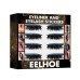 EELHOE 3D Glitter Seven Color Eyeliner False Eyelash Sticks, Glue Free Self-Adhesive Eye Makeup Eyeshadow Sticks