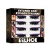 EELHOE 3D Glitter Seven Color Eyeliner False Eyelash Sticks, Glue Free Self-Adhesive Eye Makeup Eyeshadow Sticks