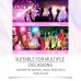 Jaysuing Sequined Glitter Stick (Purple), Party Dance, Performance, Makeup, Face, Body, Collarbone, Highlight And Shine