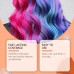 Hoegoa  Hair Dye Powder (Green) Can Easily Change Your Hair Color With Just One Application. It Naturally Covers Your Hair And Is Convenient For The Dance Party