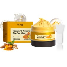 Hoygi Turmeric Cleansing Mud Film, Hydrating, Firming, Cleansing And Purifying Pores Facial Skin Smear Mud Film Hoygi Turmeric Cleansing Mud Film, Hydrating, Firming, Cleansing And Purifying Pores Facial Skin Smear Mud Film