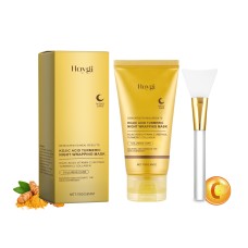 Hoygi Turmeric Collagen Peel-Off Mask (With A Scraper) Gently Cleanses, Moisturizes, Nourishes And Smooths The Facial Skin Hoygi Turmeric Collagen Peel-Off Mask (With A Scraper) Gently Cleanses, Moisturizes, Nourishes And Smooths The Facial Skin
