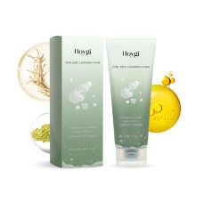 Hoygi Pore Deep Cleansing Foam, Deep Clean Facial Skin Shine Bright Moist Blain To Imprint Clear Water