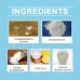 Jue-Fish Toilet Toilet Detergent Powder, Toilet Toilet Cleaning Deodorization Clean Stubborn Stains And Scale Foam Cleaning Powder