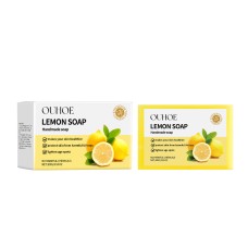 OUHOE Herbal Lemon Bath Soap Gently Cleanses Smooth Body And Skin With Refreshing Oil-Controlling Cleansing Soap OUHOE Herbal Lemon Bath Soap Gently Cleanses Smooth Body And Skin With Refreshing Oil-Controlling Cleansing Soap