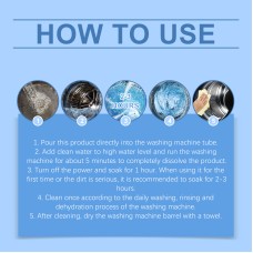 Jakehoe Washing Machine Cleaning Powder Is A Multi-Functional Cleaning Powder For Dirt And Odors In Washing Machine Tanks. It Is A Household Washing Machine Cleaning Powder