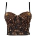 Beaded Sequined Strapless Outerwear Camisole Women's Gathered Spicy Girl 