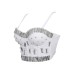 Fishbone Bustier  for Women Handmade Rhinestone Wrap Bra Fitted Elegant Mini Strap Camisole