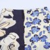 Splicing print slim fit versatile half skirt long skirt for women