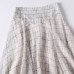 Elegant high waist slimming A-line irregular half skirt long skirt for women