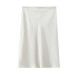 Tie up A-line half length mid length skirt versatile